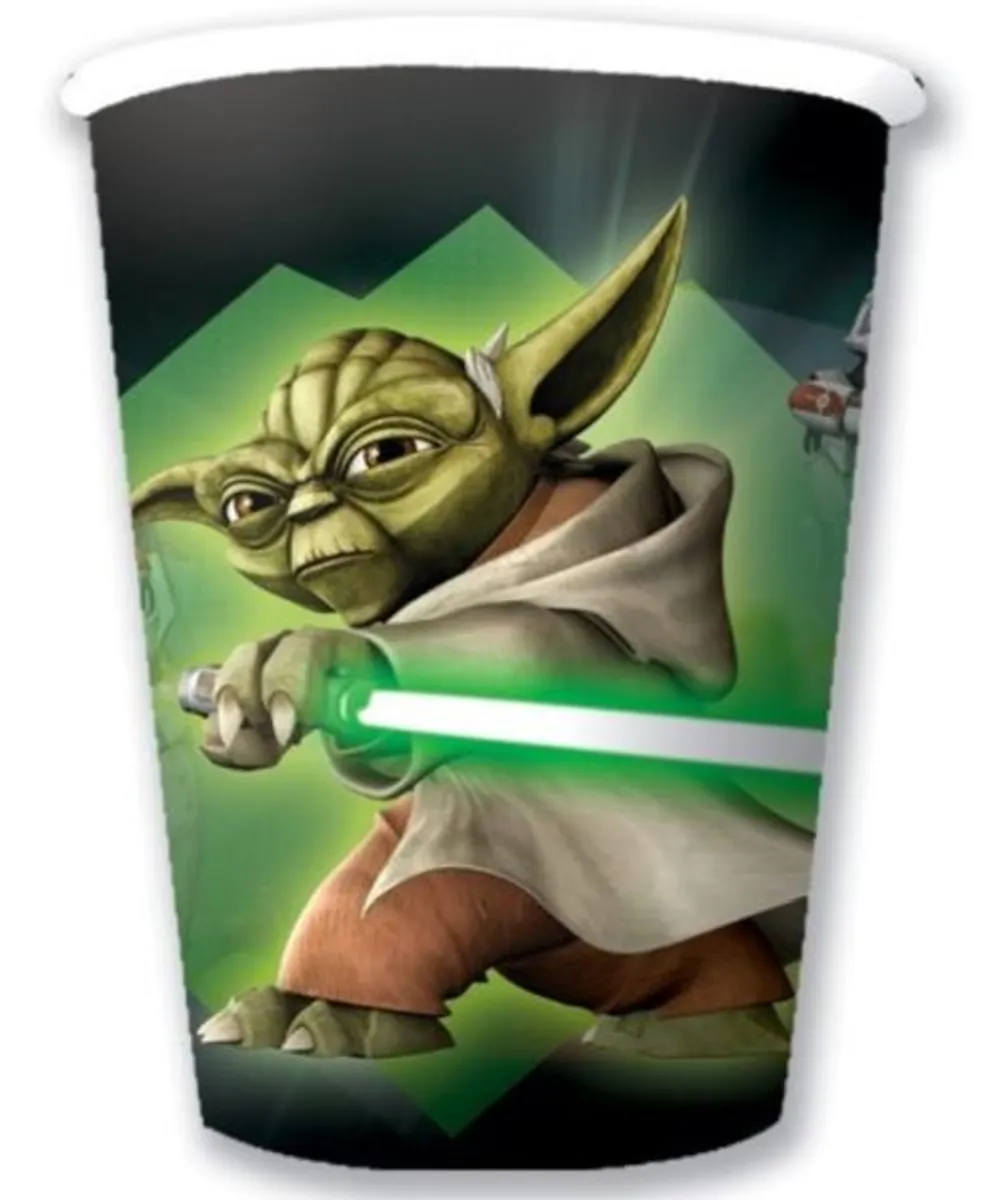 Star Wars: The Clone Wars: Birthday Party Papir Cups 8 Stk