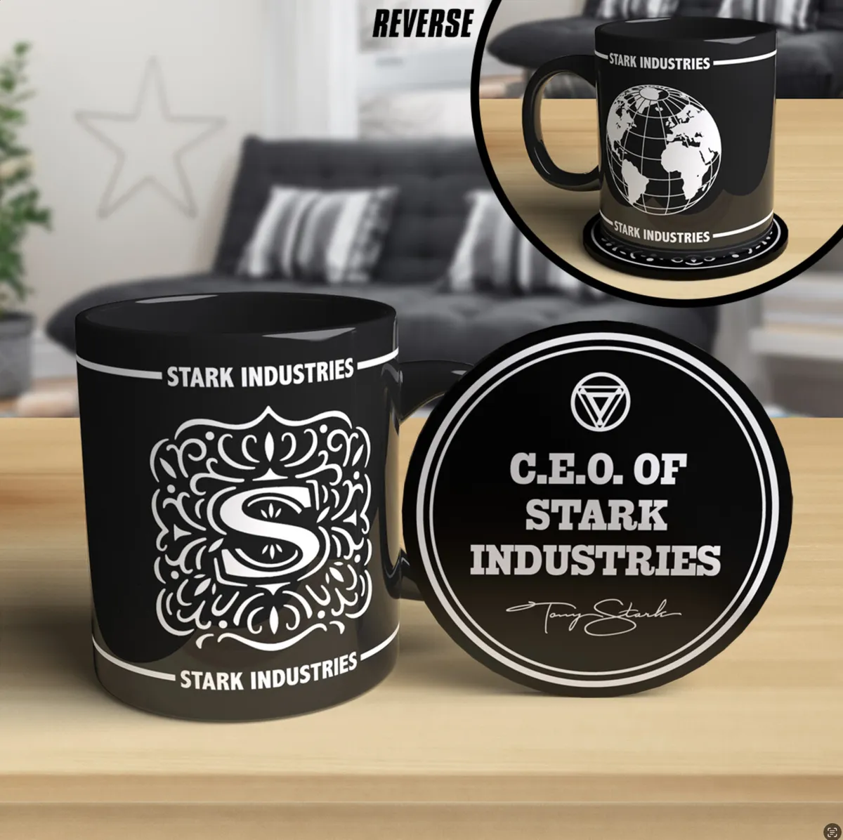 Stark Industries Mug And Coaster