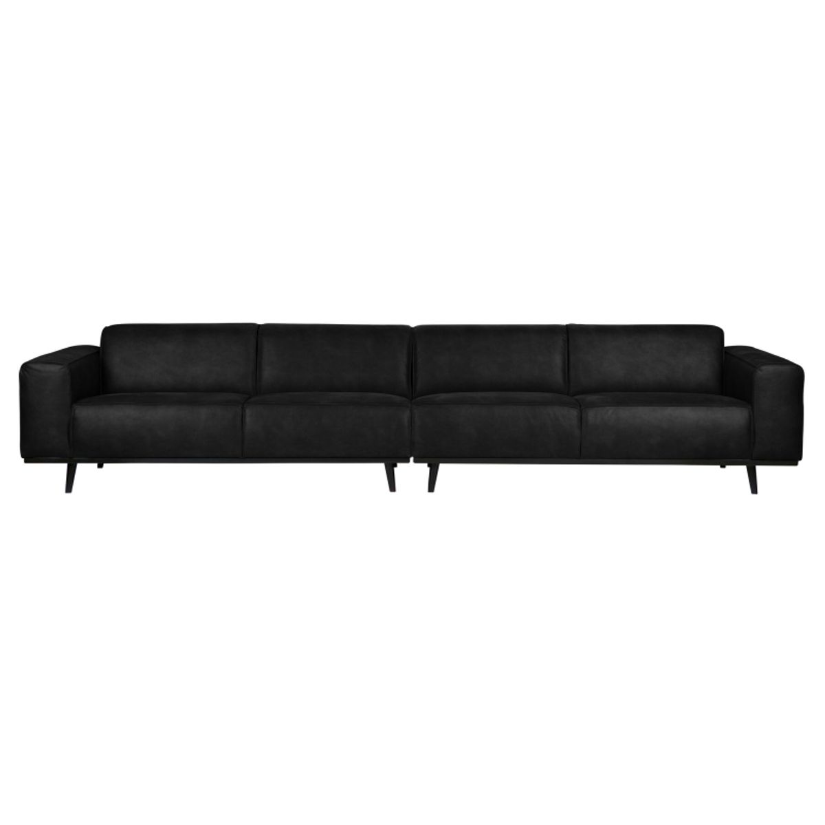 Statement Xl 4-pers Sofa 372 cm Suedine - Black