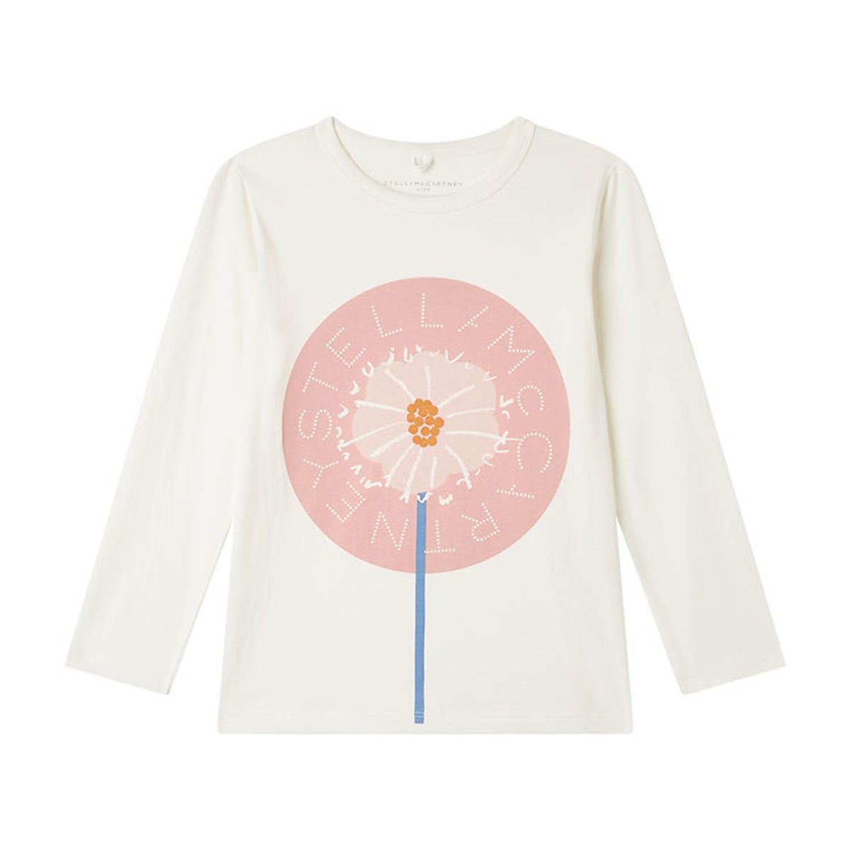 Stella McCartney Kids Bluse - Creme m. Rosa