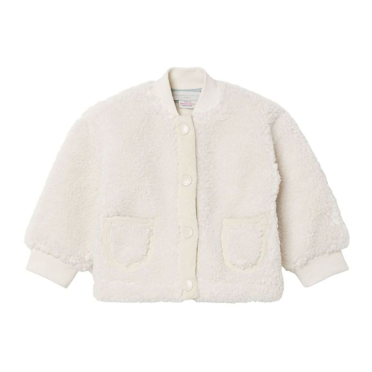 Stella McCartney Kids Fleecejakke - Hvid