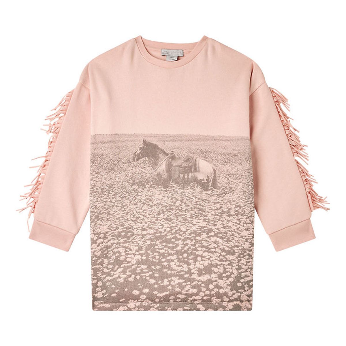 Stella McCartney Kids Sweatkjole - Rosa m. Hest