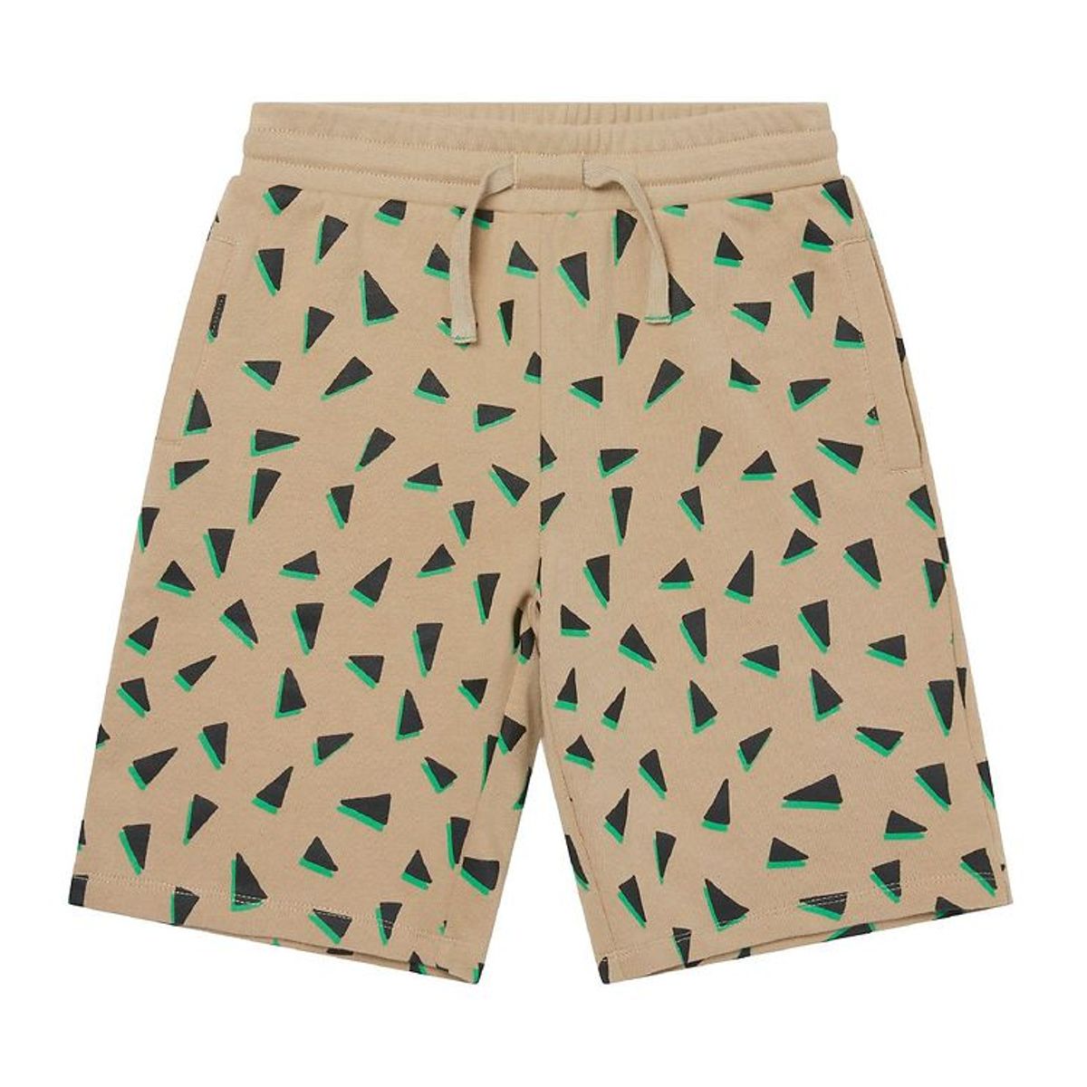 Stella McCartney Kids Sweatshorts - Beige/Sort m. Print