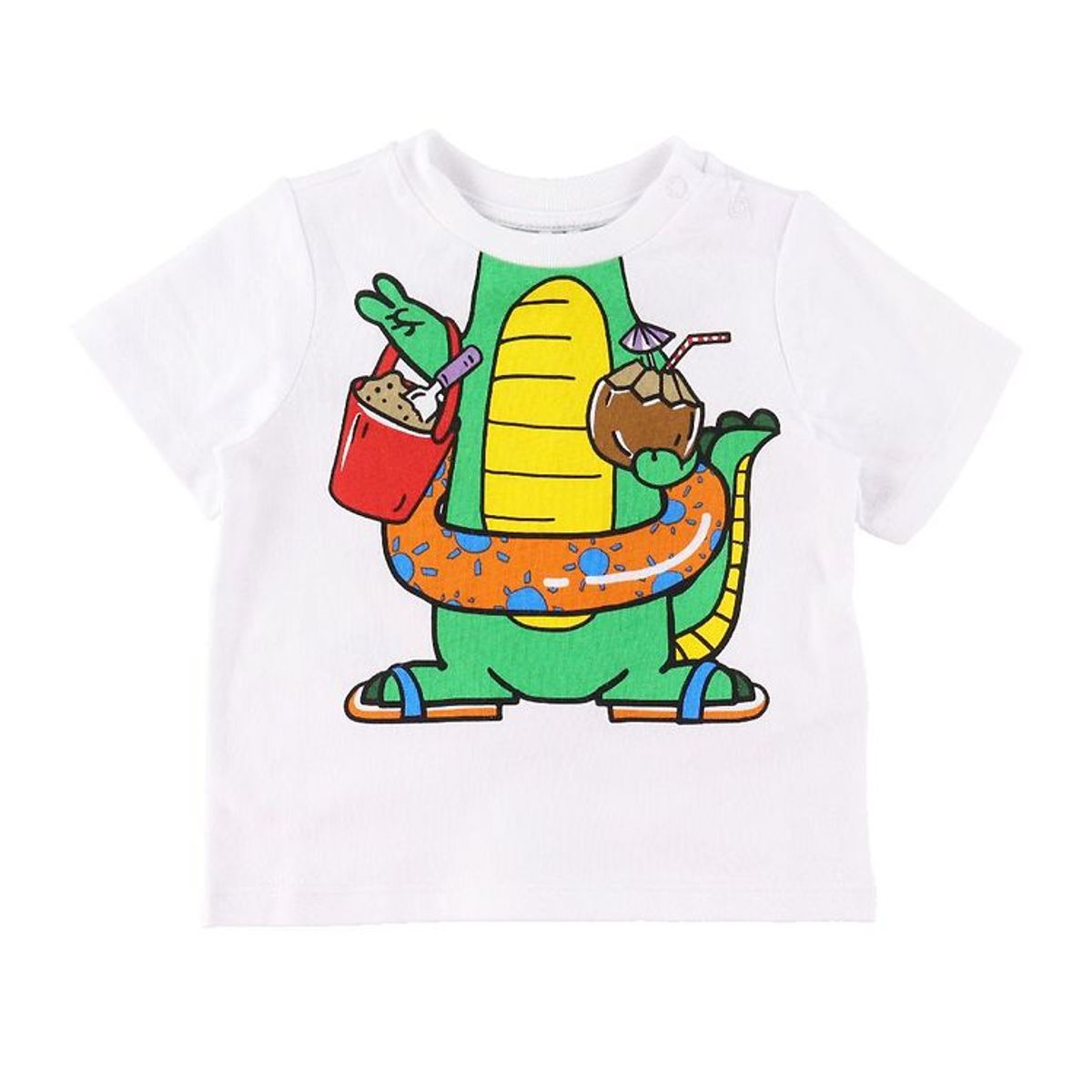 Stella McCartney Kids T-shirt - Hvid m. Tryk