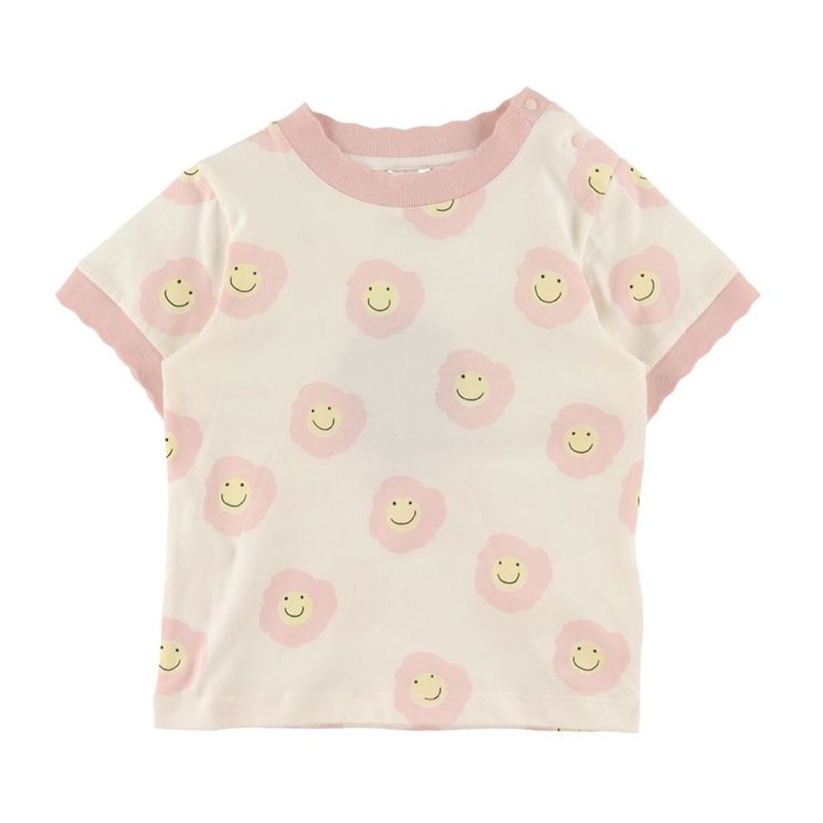 Stella McCartney Kids T-shirt - Hvid/Rosa m. Blomster