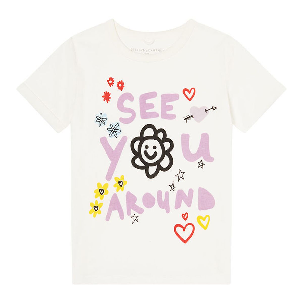 Stella McCartney Kids T-shirt - Off White m. Print