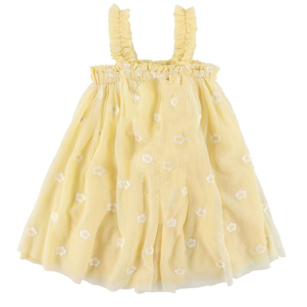 Stella McCartney Kids Tylkjole - Gul m. Blomster