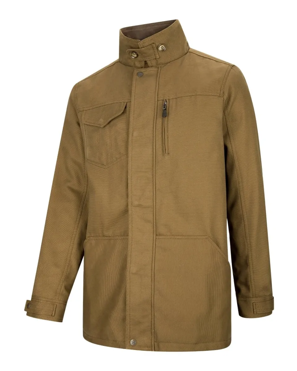 Stewarton Canvas Coat fritidsjakke med ternet for - L