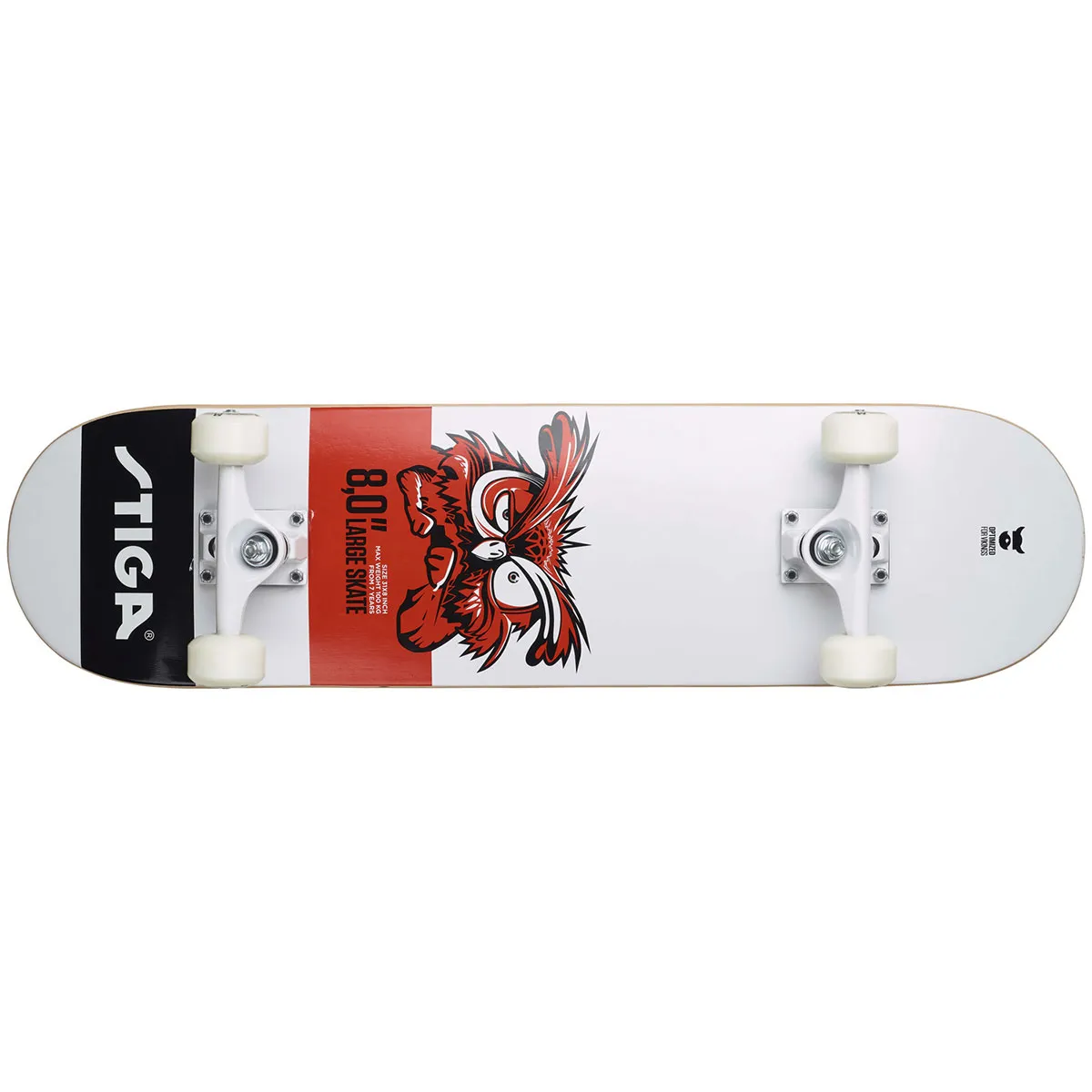 STIGA Skateboard Owl 8.0