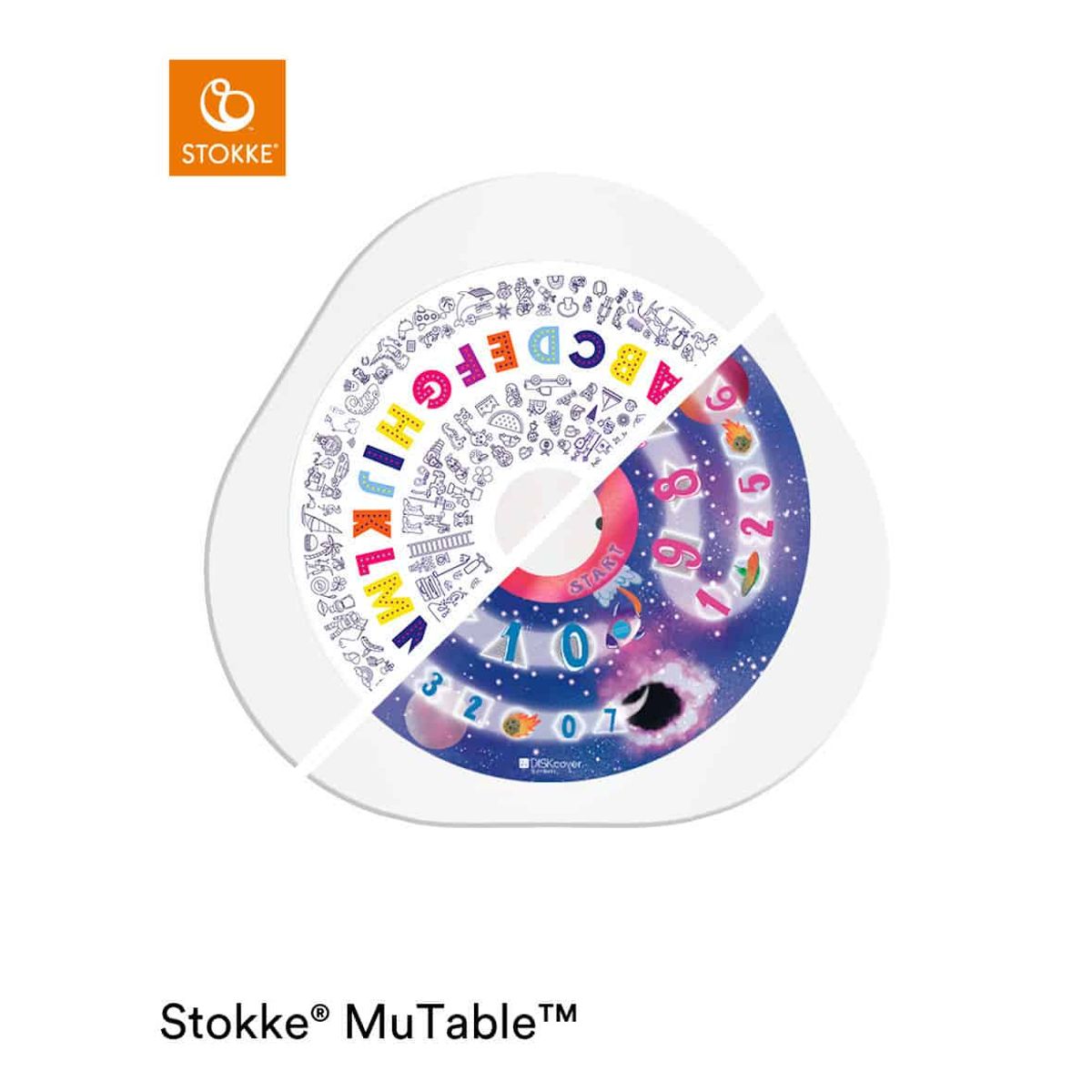 Stokke Mutable Diskcover - Bogstaver og Tal