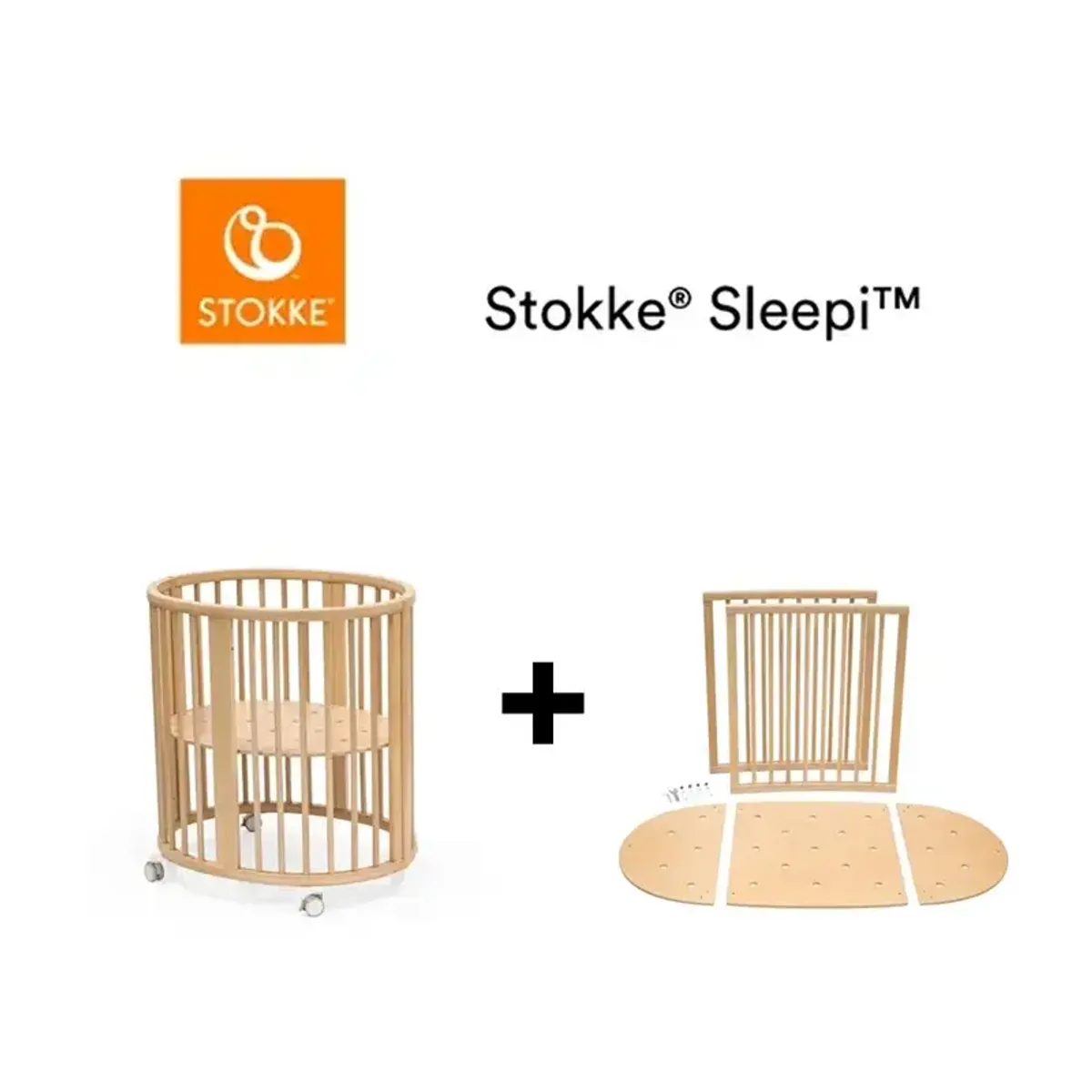 Stokke Sleepi V3 Inkl. Forlænger - Natur