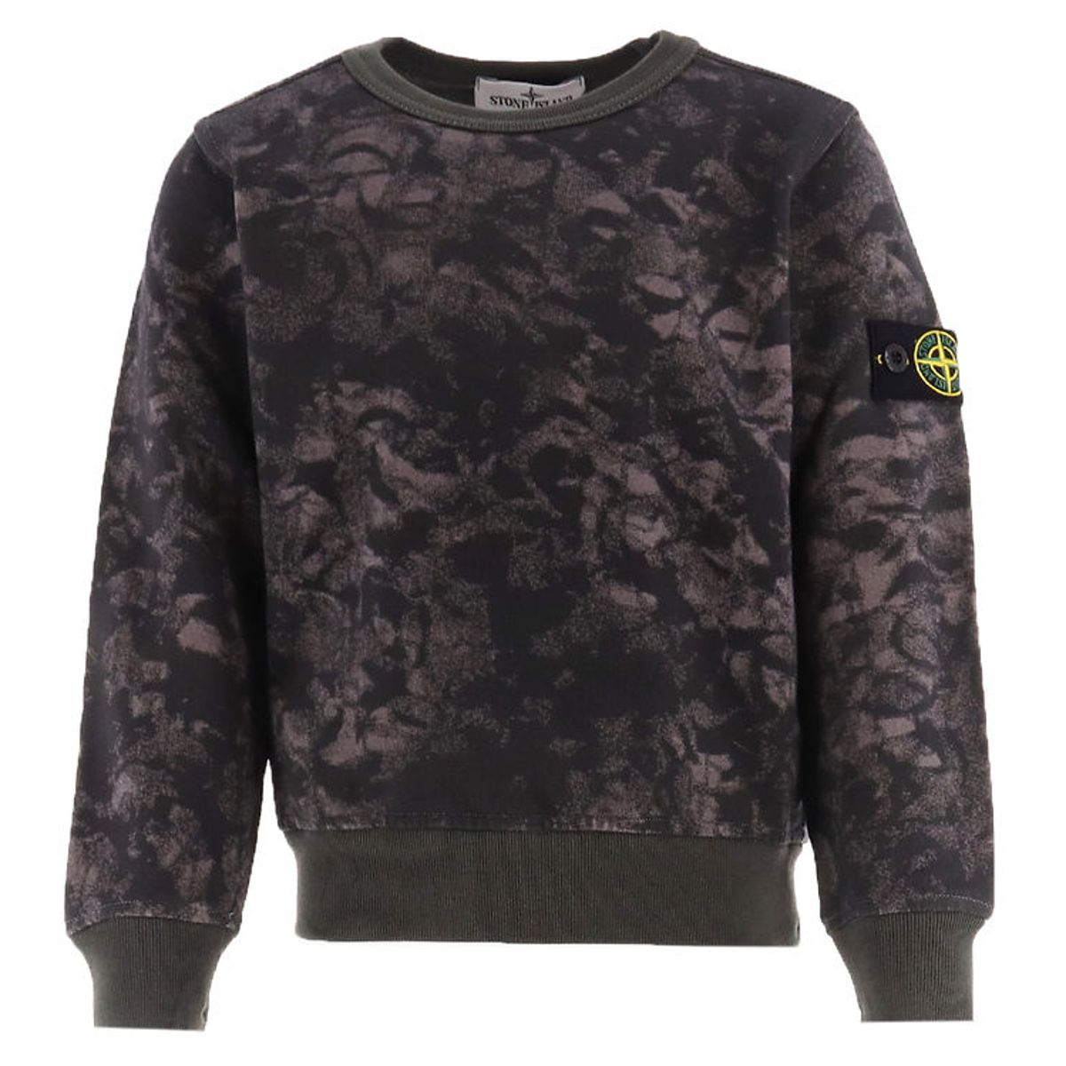 Stone Island Sweatshirt - Sortmeleret