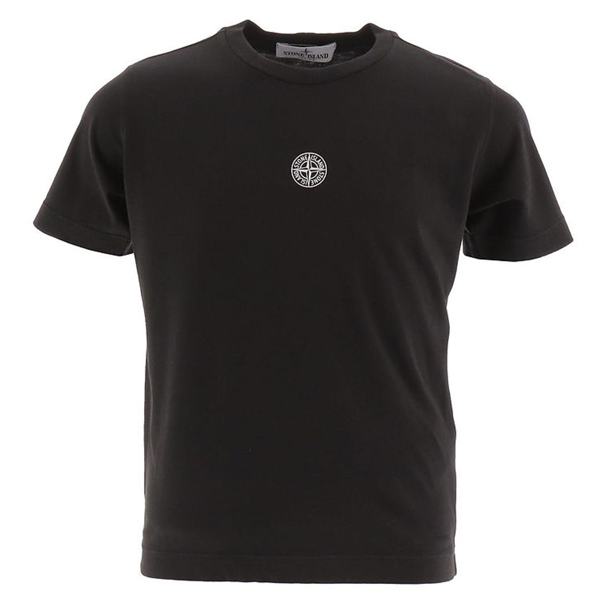 Stone Island T-shirt - Sort/Hvid m. Print