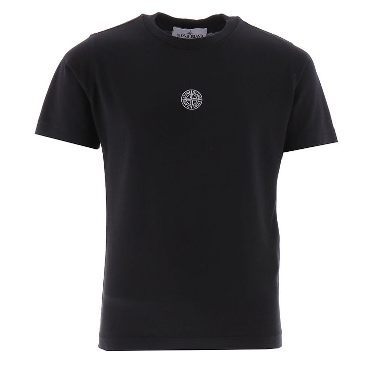 Stone Island T-shirt - Sort m. Hvid