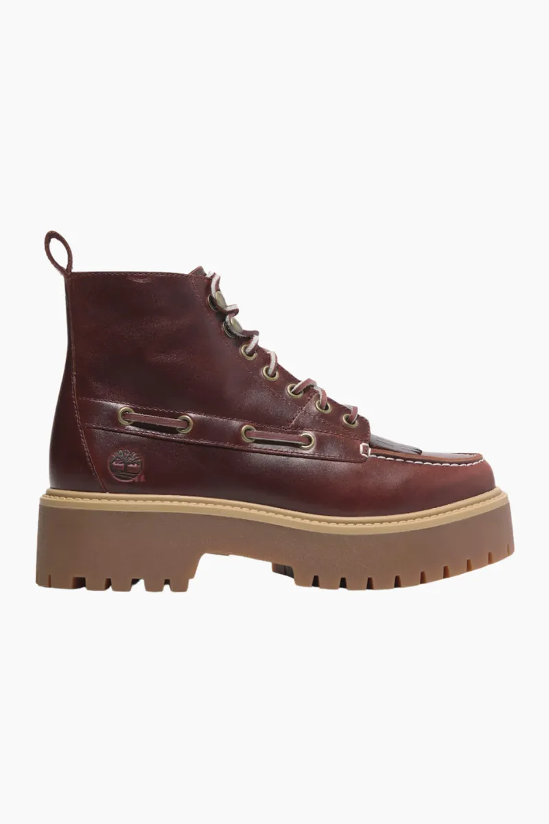 Stone Street Mid Lace Up Boot - Burgundy - Timberland - Bordeaux 38