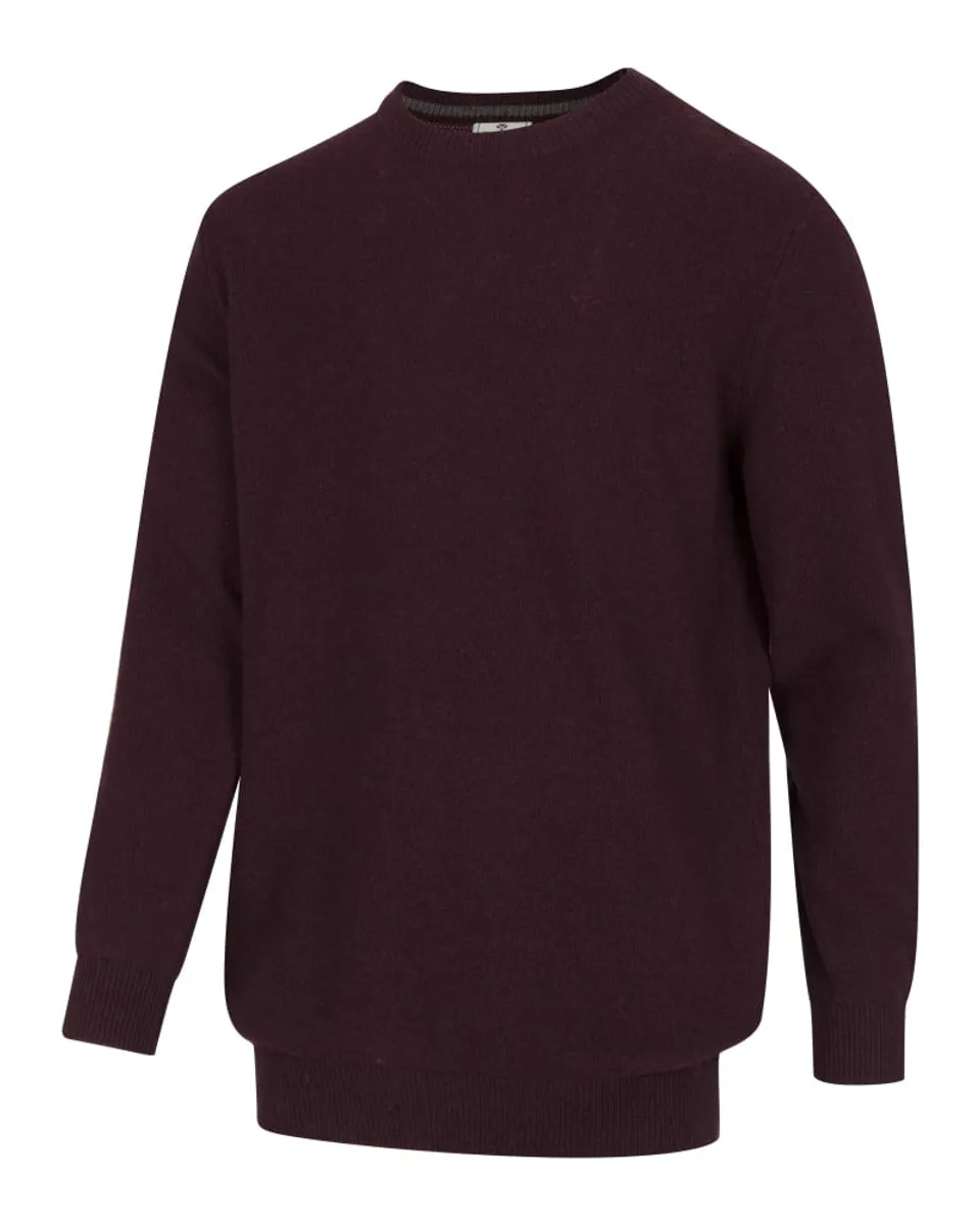 Stonehaven Crew Neck Pullover, sangria vinrød - 3XL (49-50)