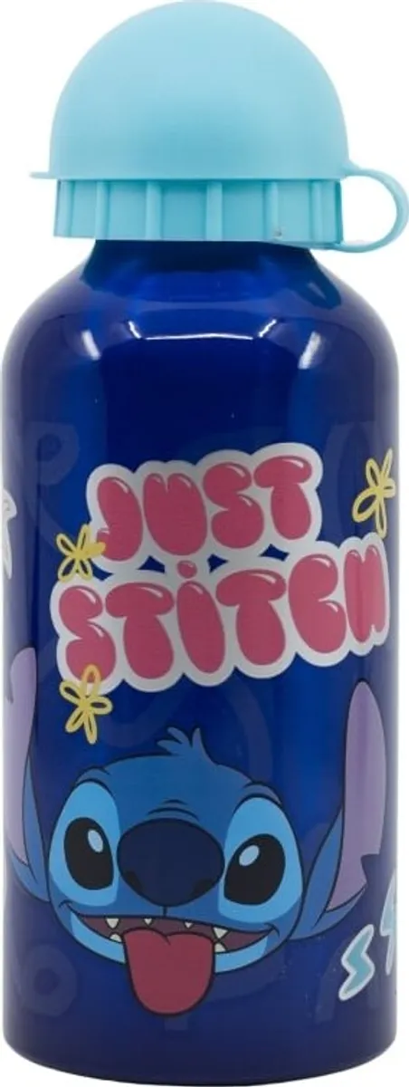 Stor - Drikkedunk Aluminium 400 Ml - Disneys Stitch