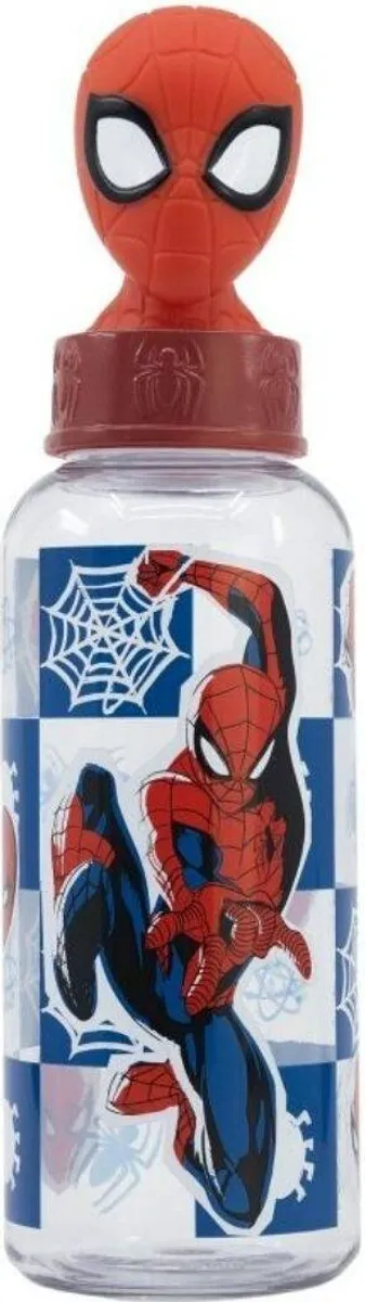 Stor - Drikkedunk M/3d Figur Top - Spider-man