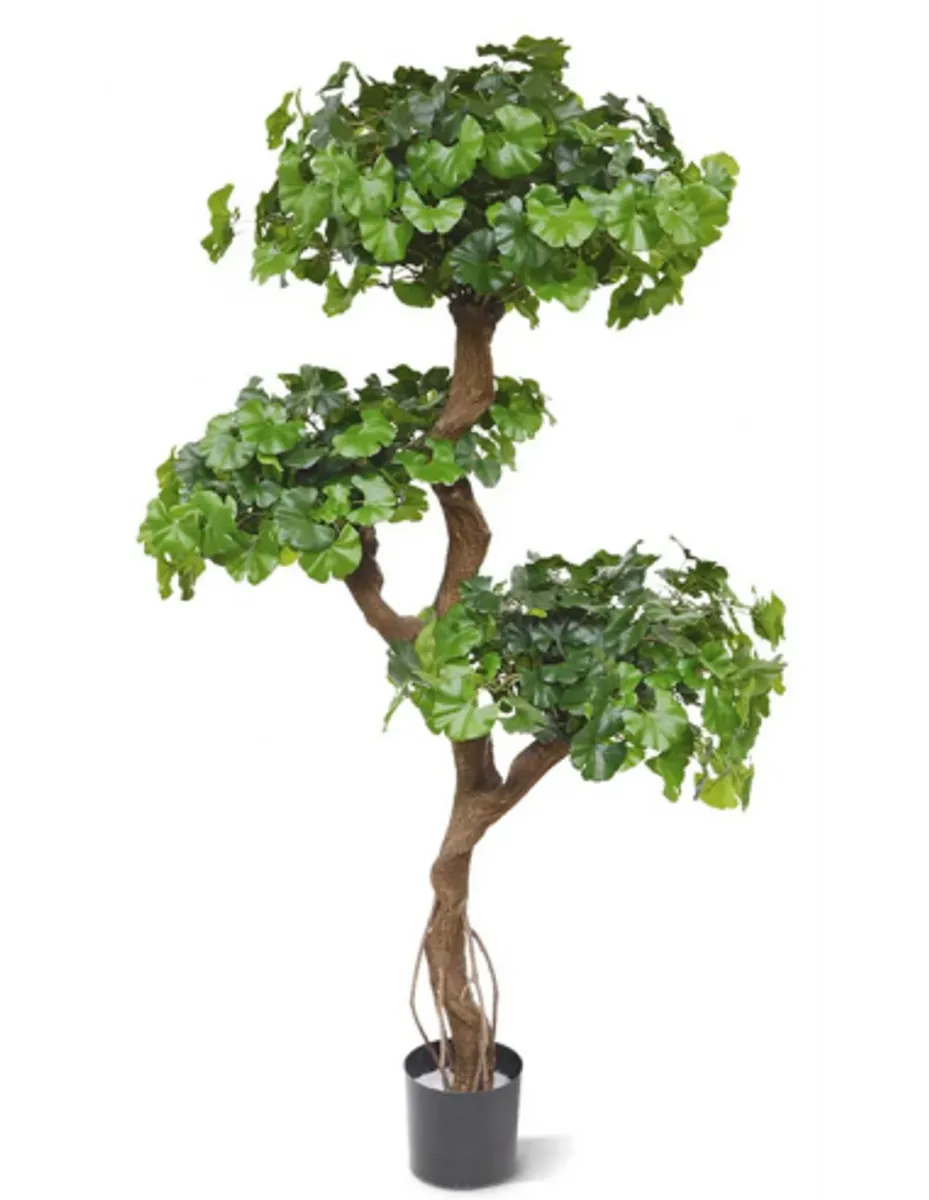 Stor kunstig Gingko Bonsai plante H150 cm - Grøn