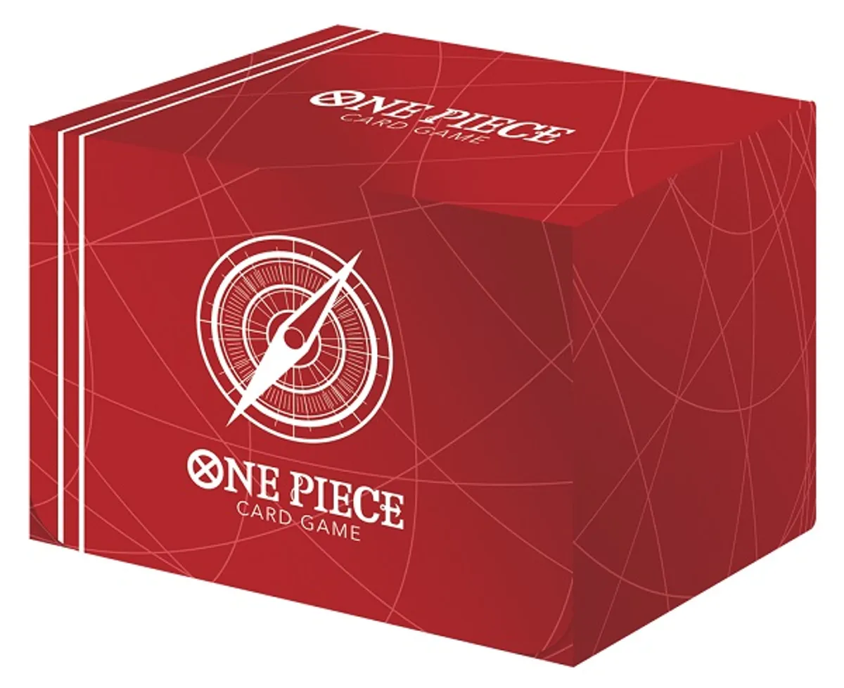 Storage Box (Opbevaringsboks) - One Piece Card Game: Clear Card Case - Standard Red