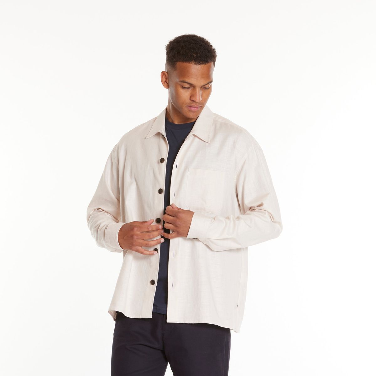 Storm Plain Overshirt - M