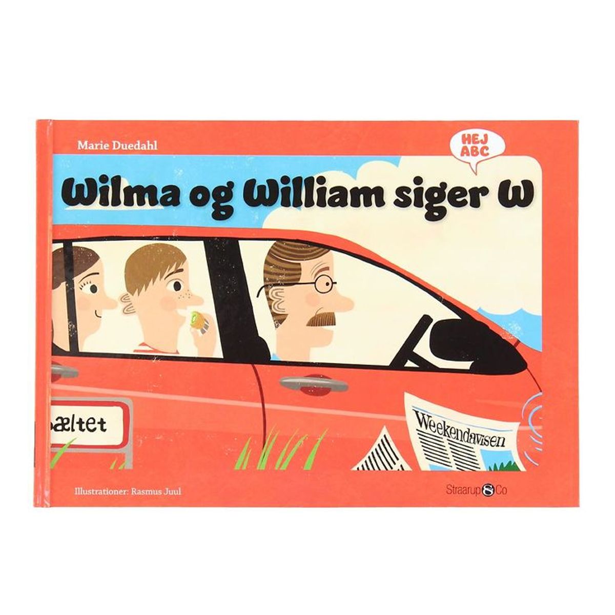 Straarup & Co Bog - Hej ABC - Wilma og William Siger W - Dansk