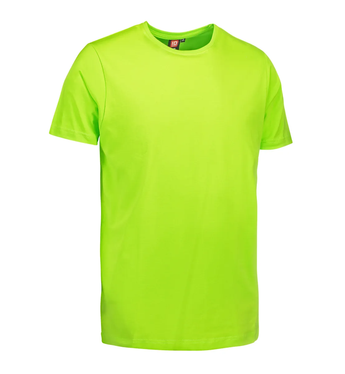 Stretch t-shirt til mænd i lime - M