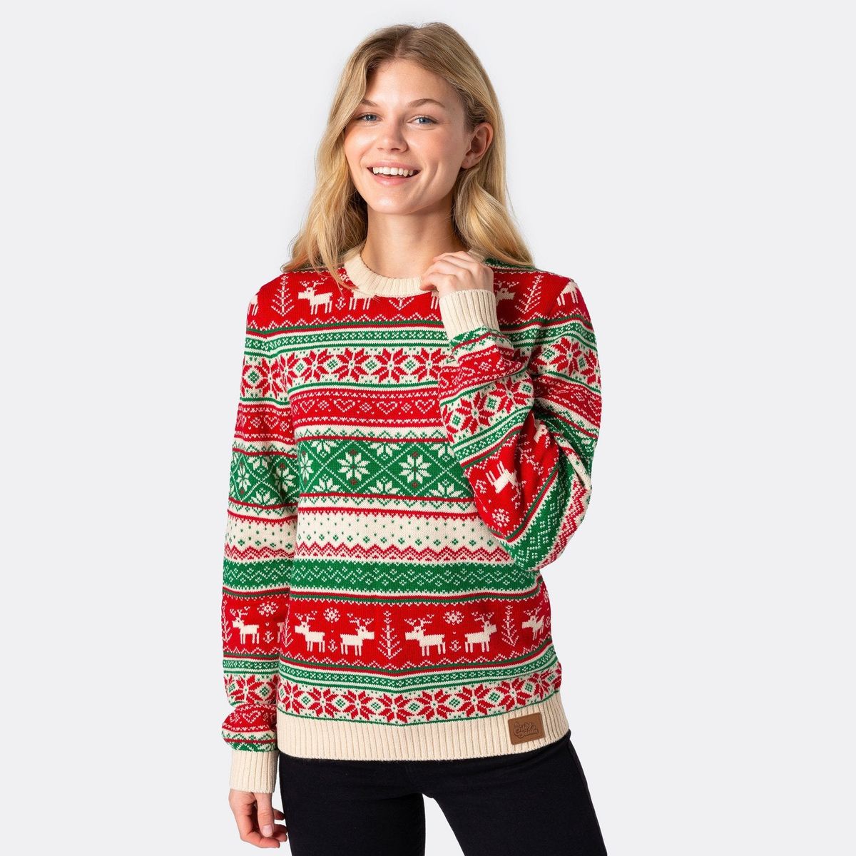 Strikket Julesweater Dame