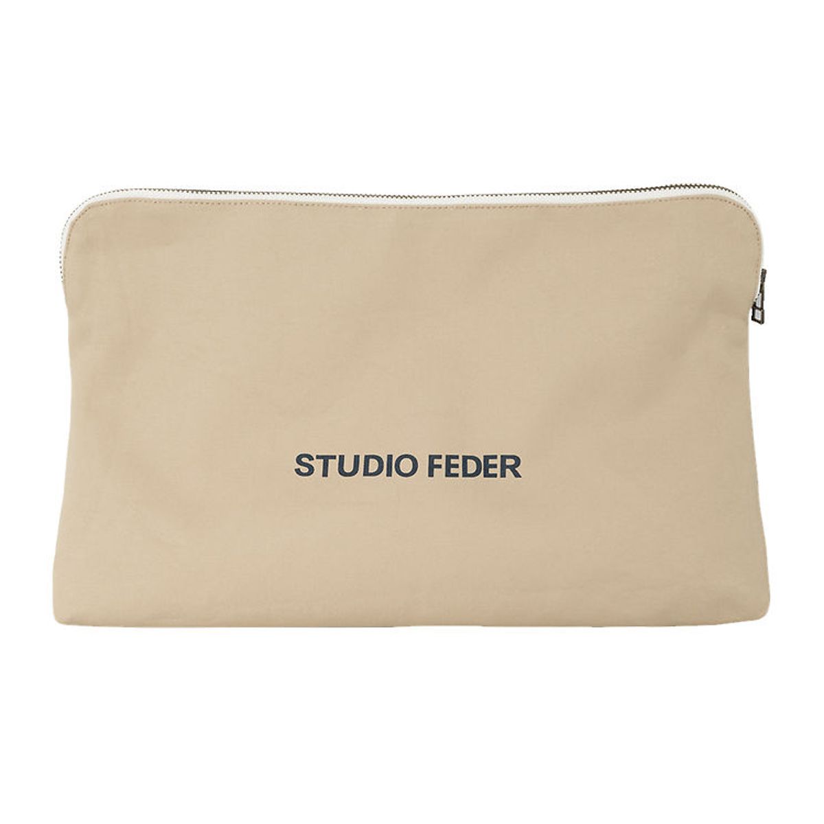 Studio Feder Toilettaske - Celia - Canvas - Sand Beige