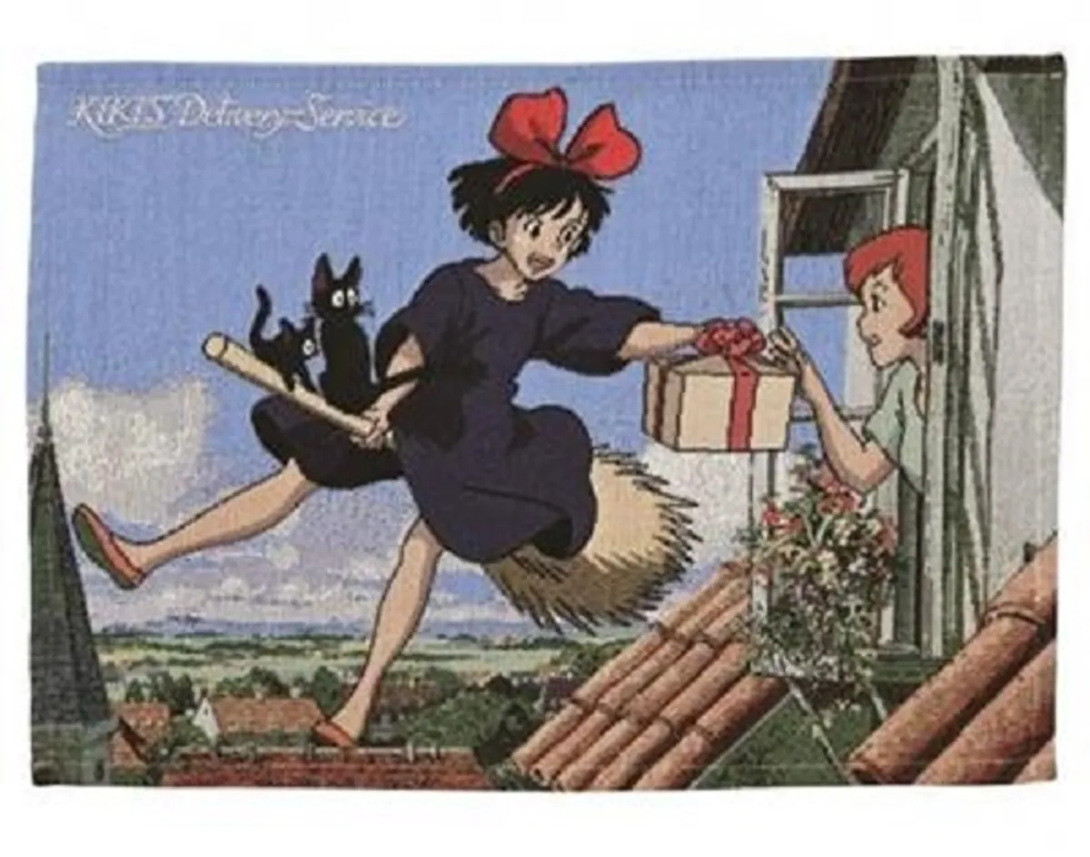 Studio Ghibli - Kiki's Delivery Service - Table Mat: Kiki On Her Broom