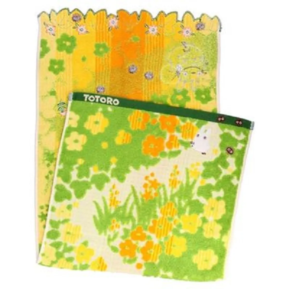 Studio Ghibli - My Neighbor Totoro - Towel: Yellow Flowers and Green Grass