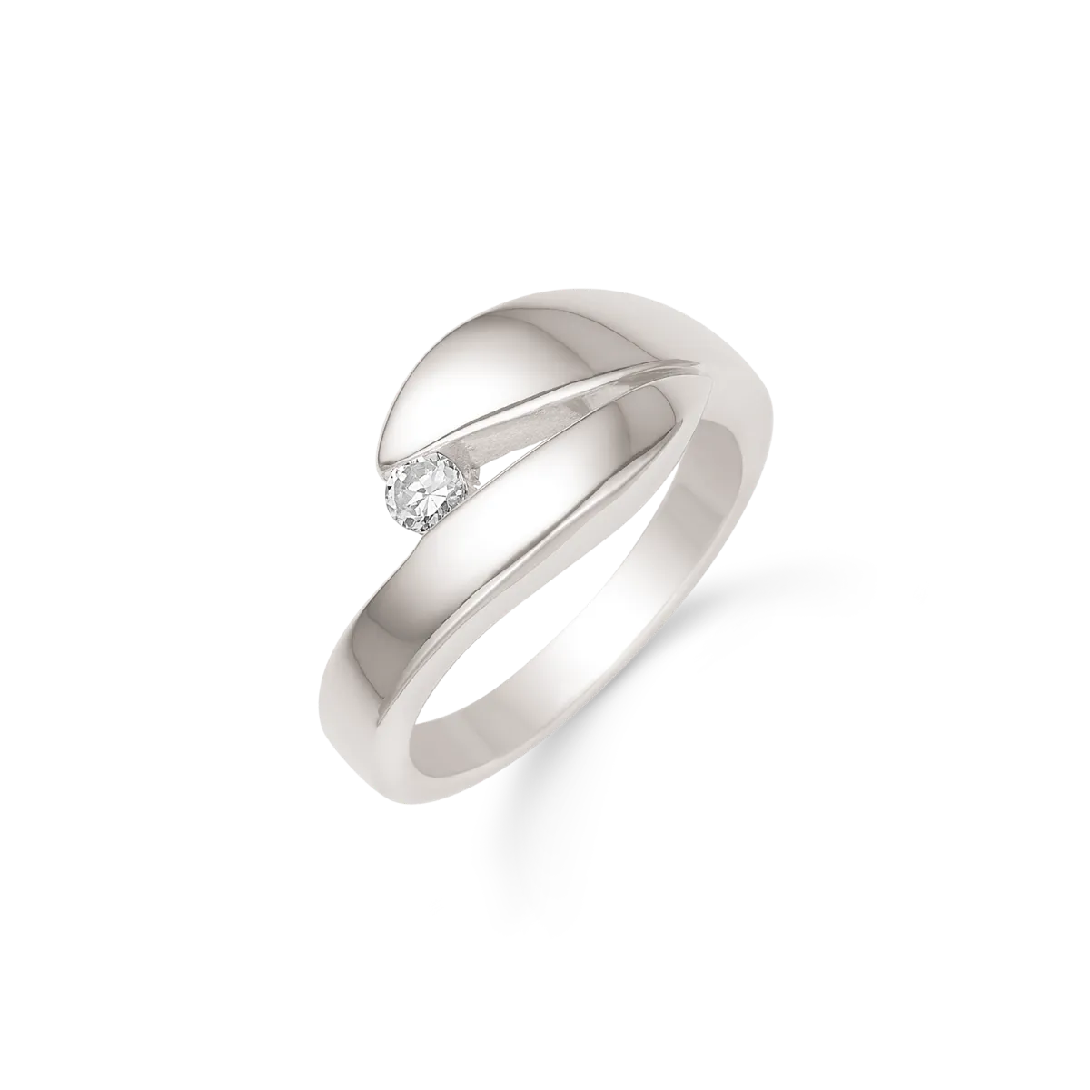 Støvring Design Rhodineret Sølv Ring 12254022