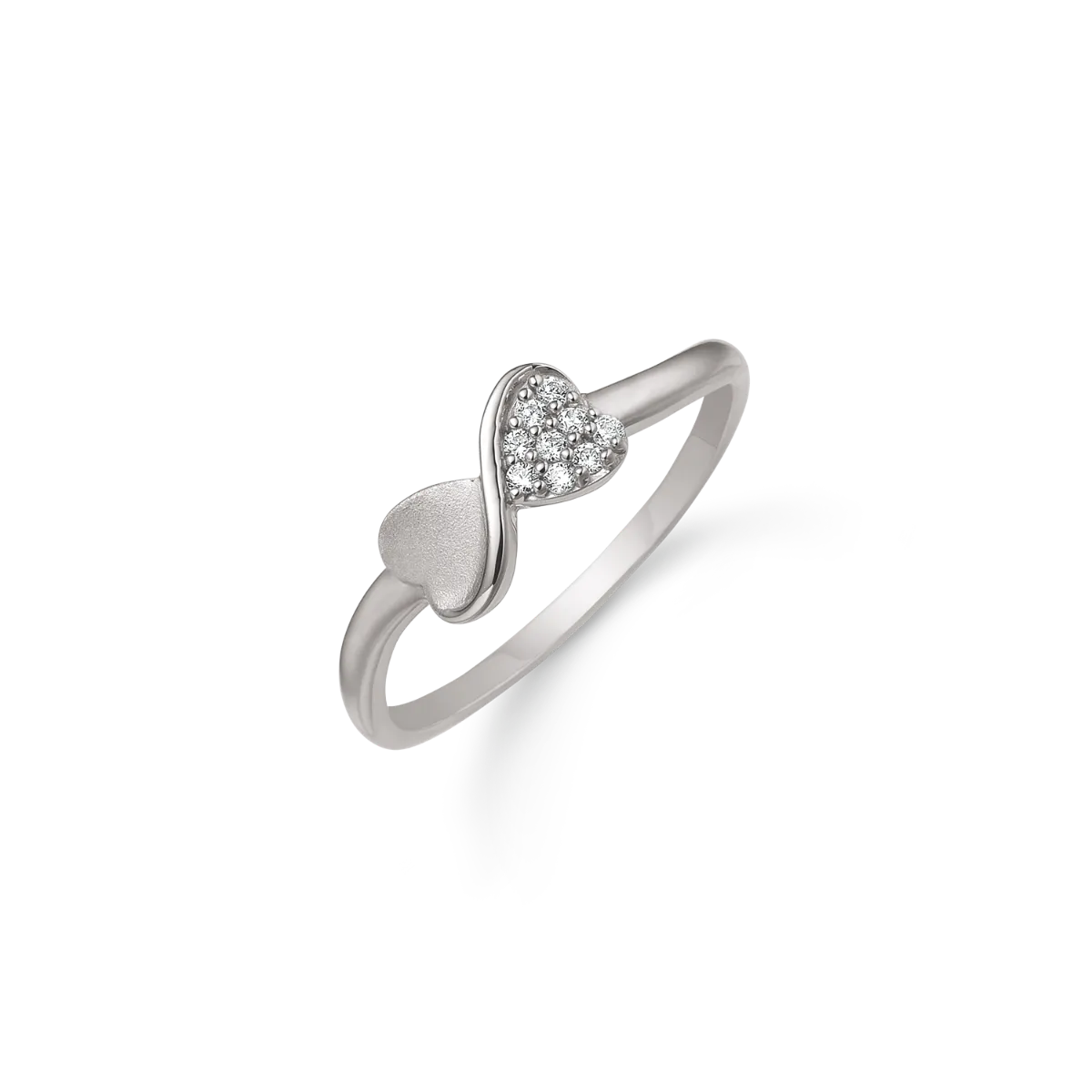 Støvring Design Rhodineret Sølv Ring 12323018