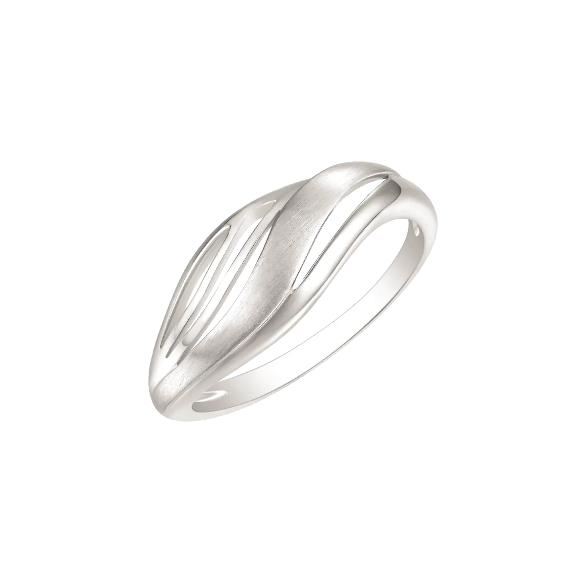 Støvring Design Ring i Rhodineret Sølv 12237056