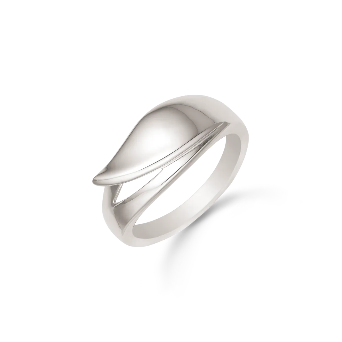 Støvring Design Ring i Rhodineret Sølv 12254018