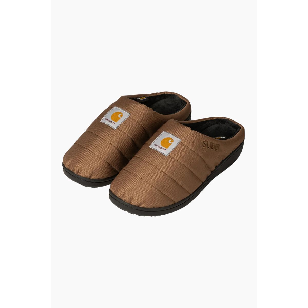 Subu x Carhartt WIP Cordura Slippers - Hamilton Brown - Carhartt WIP - Brun 39/40