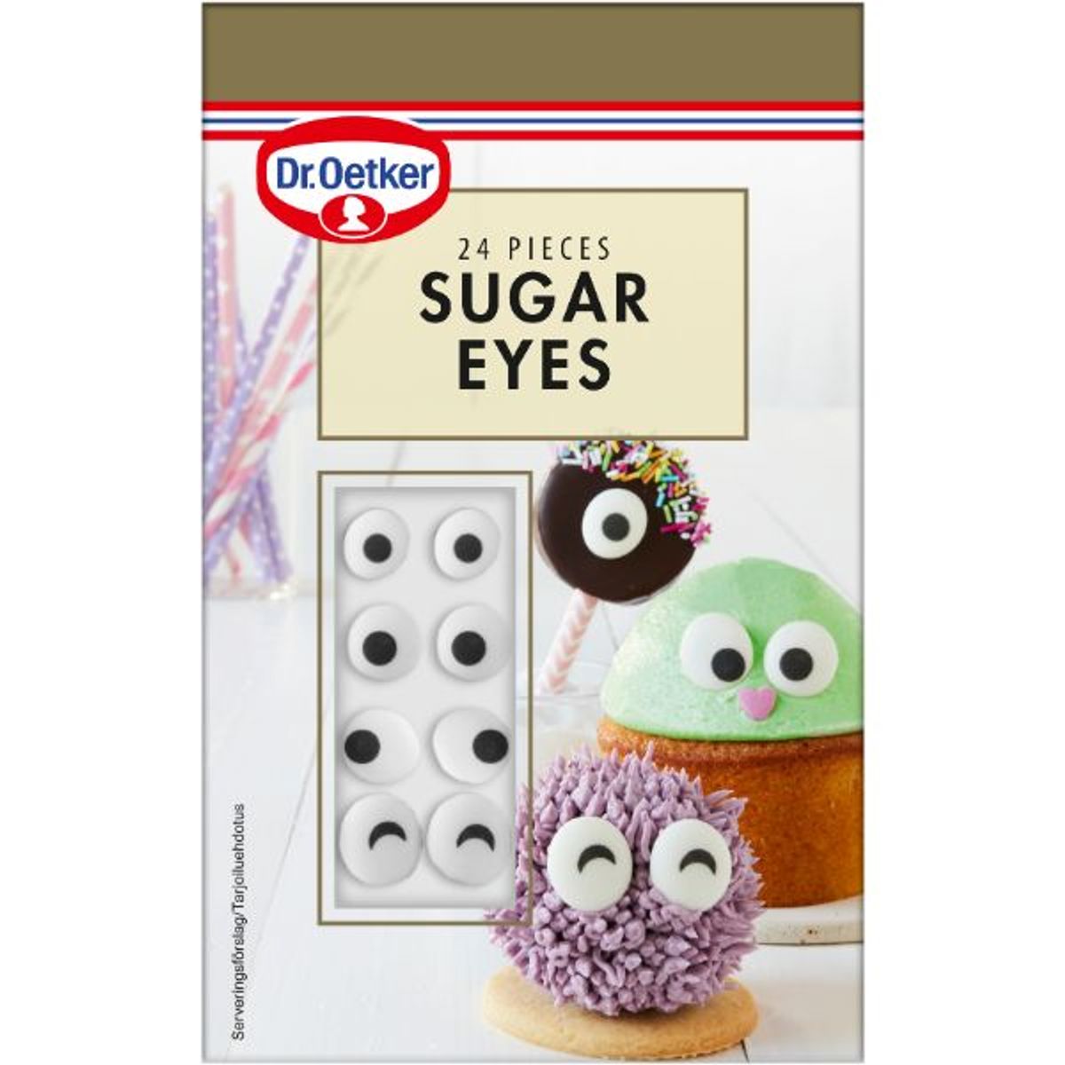 Sugar eyes 24 stk - Dr. Oetker