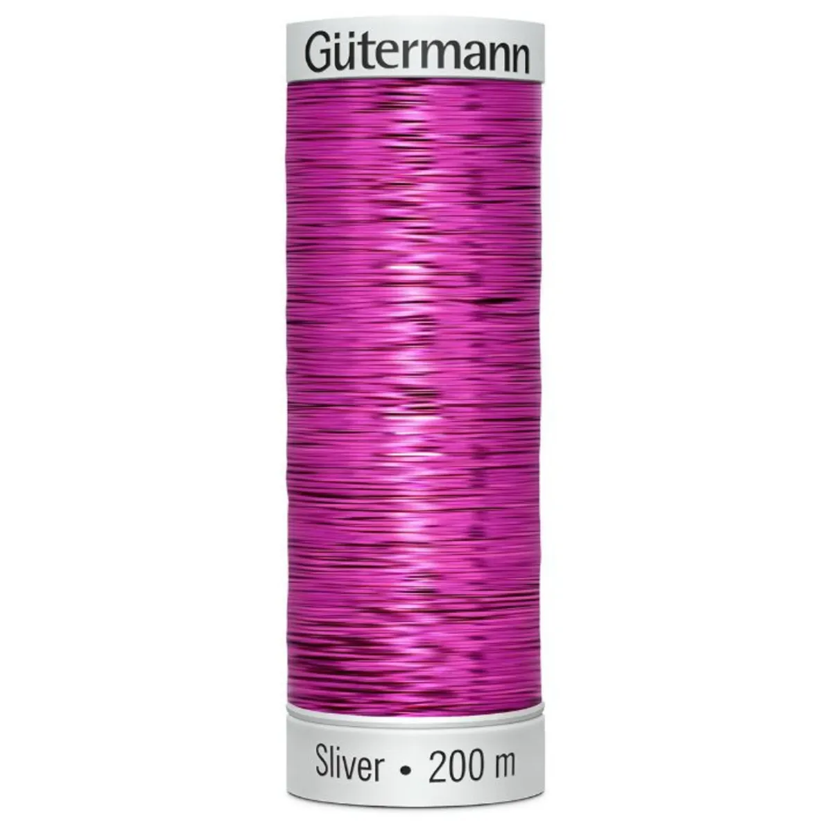 Sulky Sliver Glimmertråd, pink, 200 m