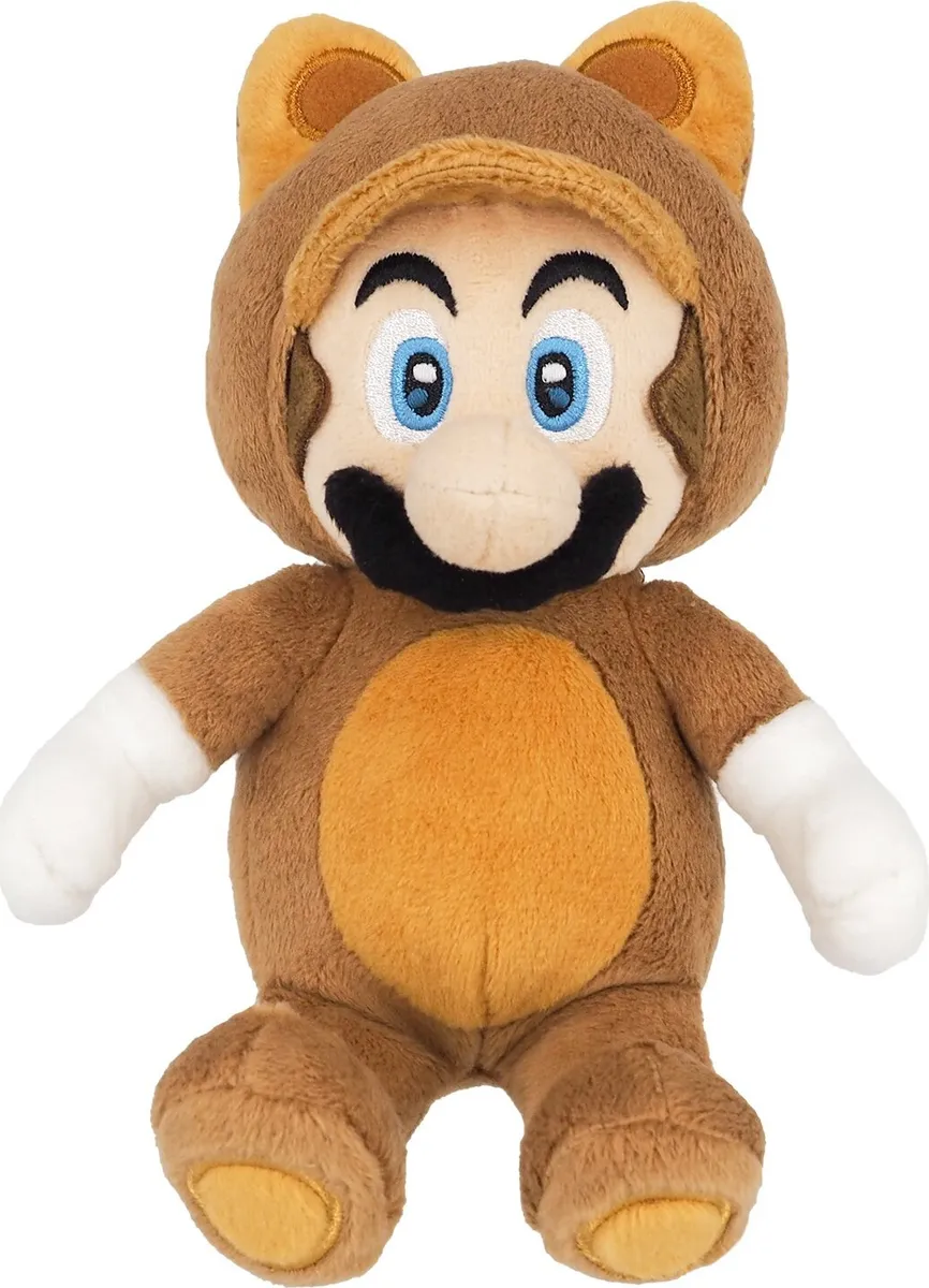 Super Mario Bamse - Mario Tanooki - 22 Cm