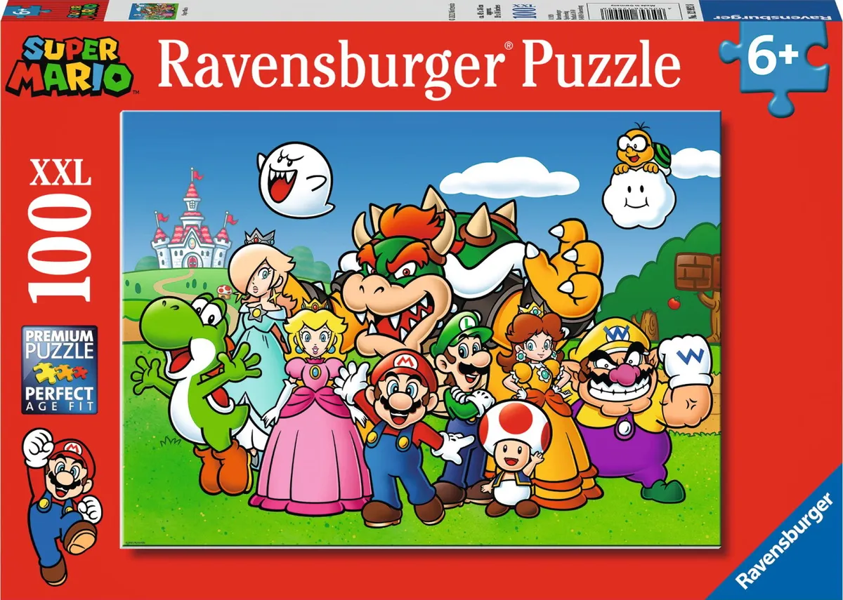 Super Mario Puslespil - 100 Xxl Brikker - Ravensburger