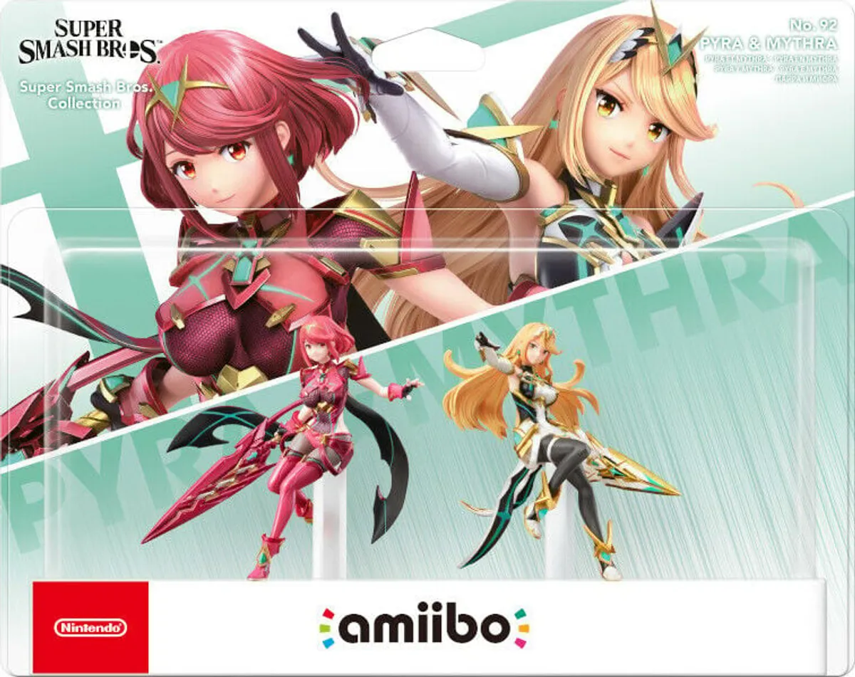 Super Smash Bros - Pyra & Mythra - Nintendo Amiibo