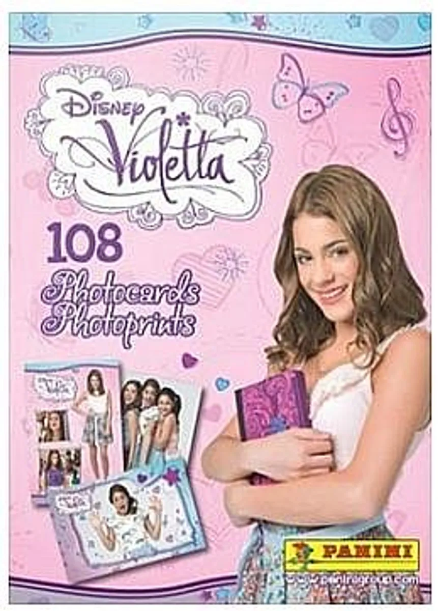 ! SUPER TILBUD Disney: Violetta - Photocard Binder/Mappe (Collection Album) - Plads til 144 billeder/fotokort *Udsalg*