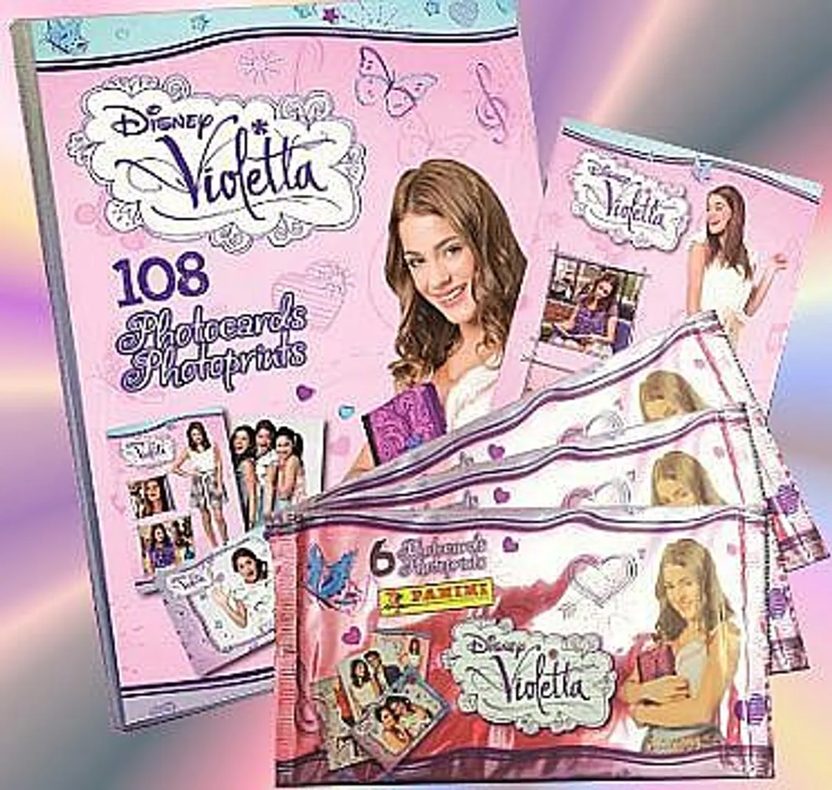 ! SUPER TILBUD Disney: Violetta - Photocard StartersÃ¦t (Mappe + 3 Booster Packs Album)