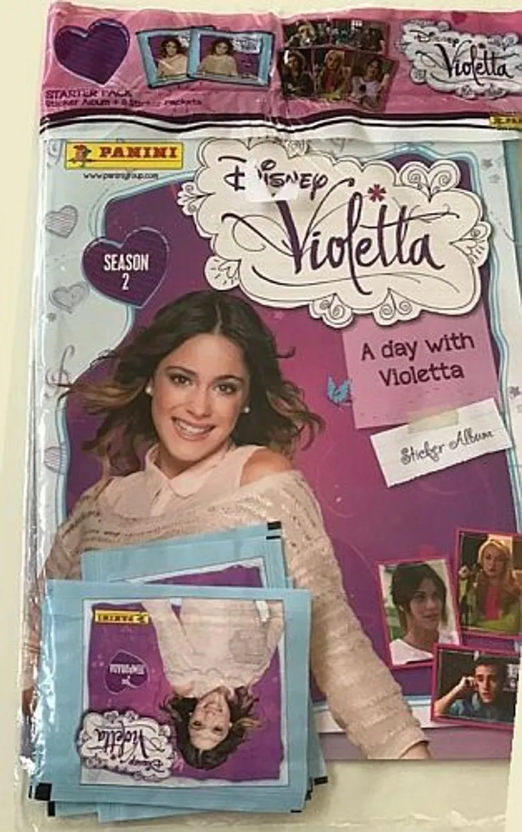 ! SUPER TILBUD Disney: Violetta - Stickers StartersÃ¦t (Album + Booster Packs) *Udsalg*