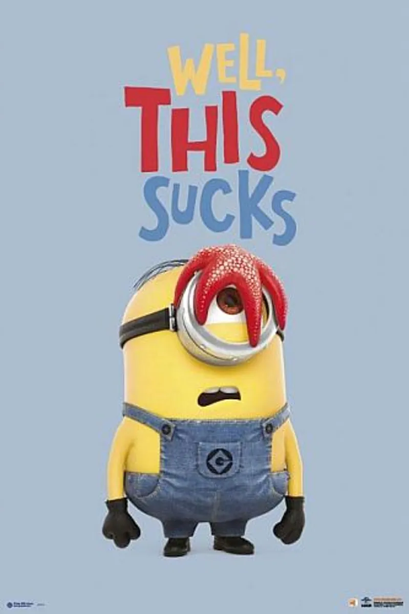 ! Super tilbud Poster/Plakat - #50 Minions Well, This Sucks - 61x91,5 cm