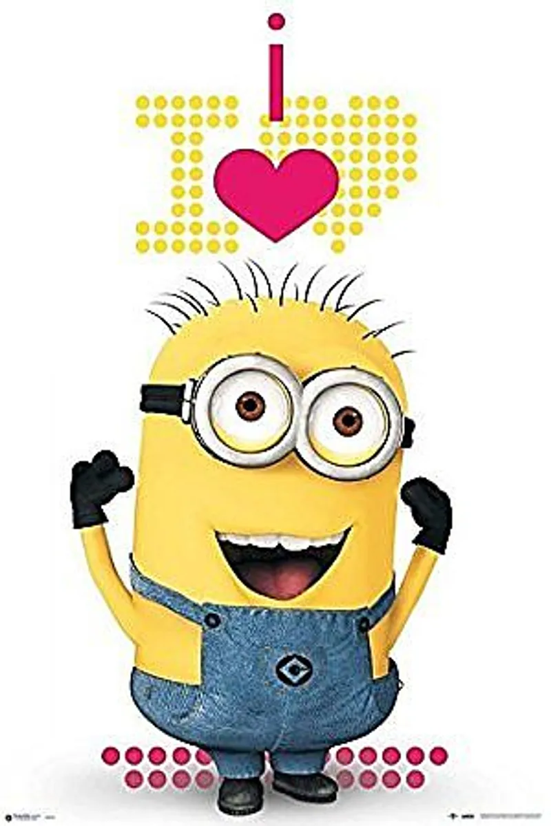 ! Super tilbud Poster/Plakat - #57 Minions Heart - 61x91,5 cm