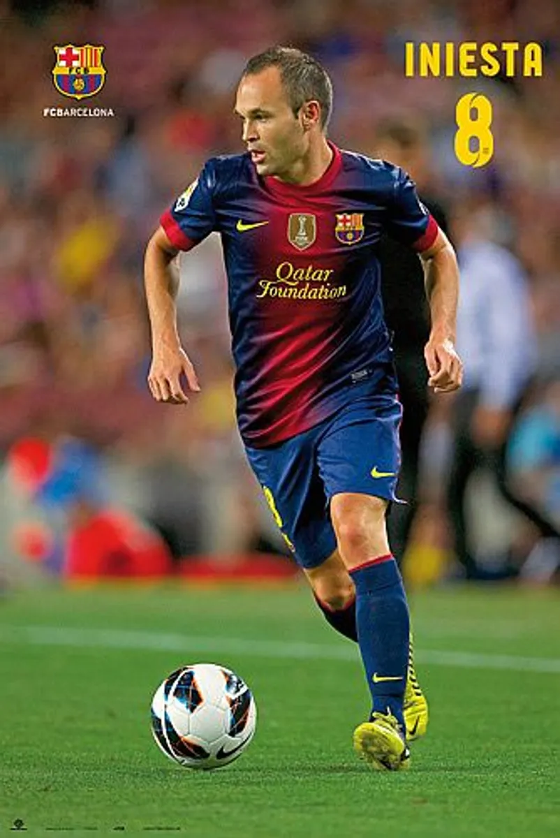 ! Super tilbud Poster/Plakat - Iniesta - 61x91,5 cm