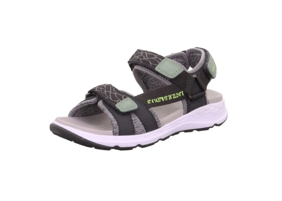 Superfit - Criss Cross sandal - 48-0226 - Sort/grå - 36