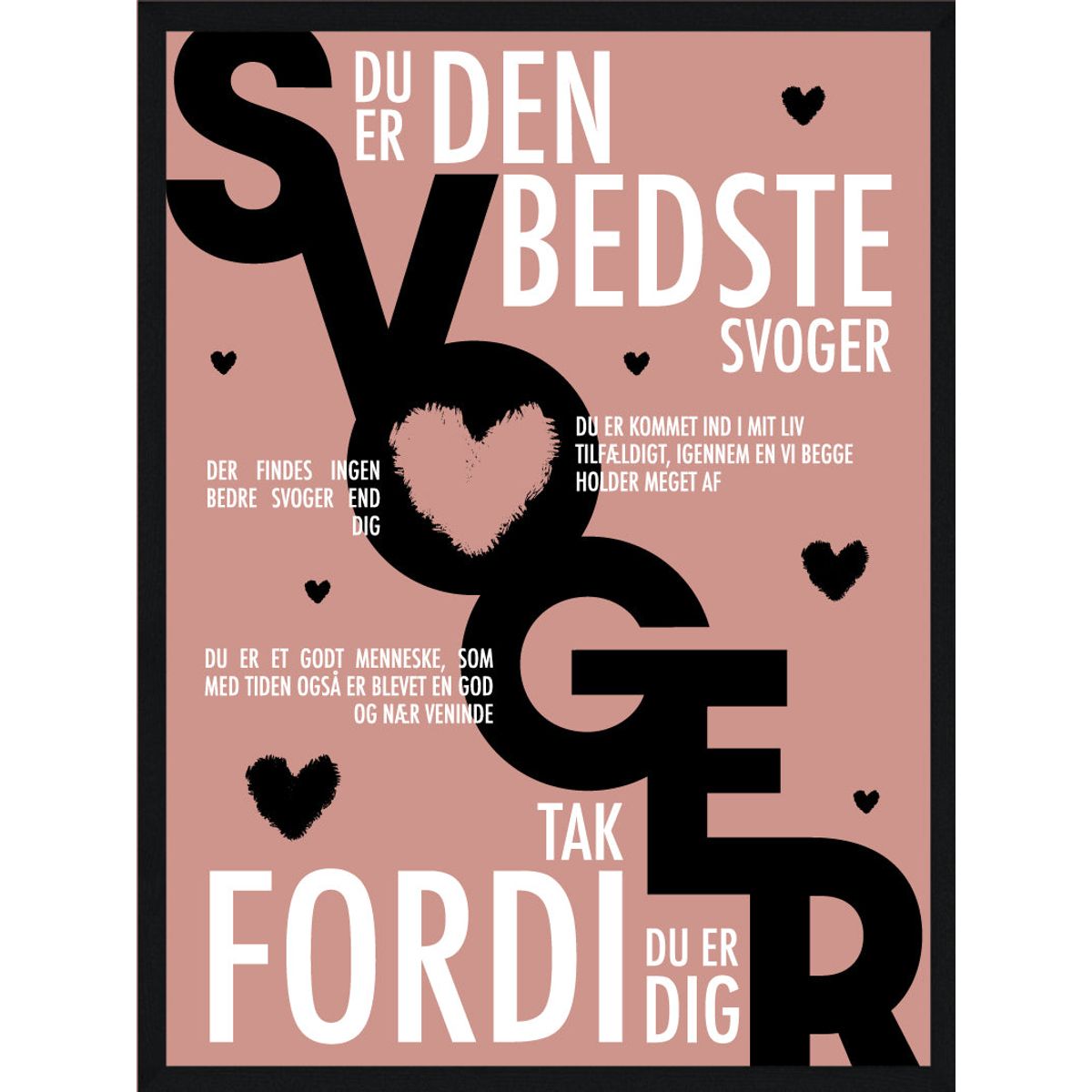 Svoger plakat - Personlig plakat