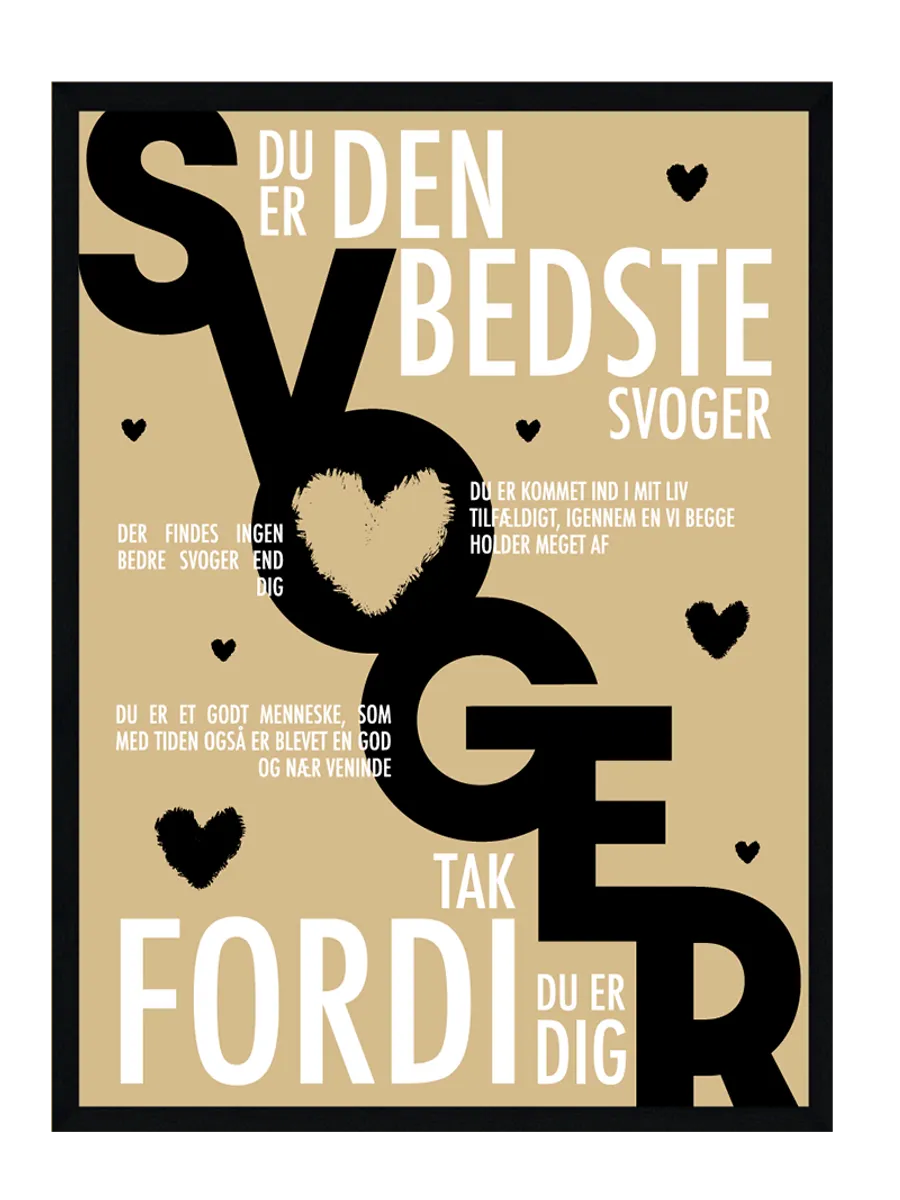 Svoger plakat - Personlig plakat